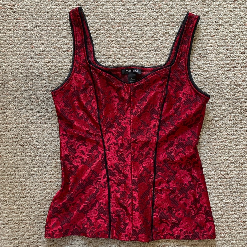 Pretty lace tank top